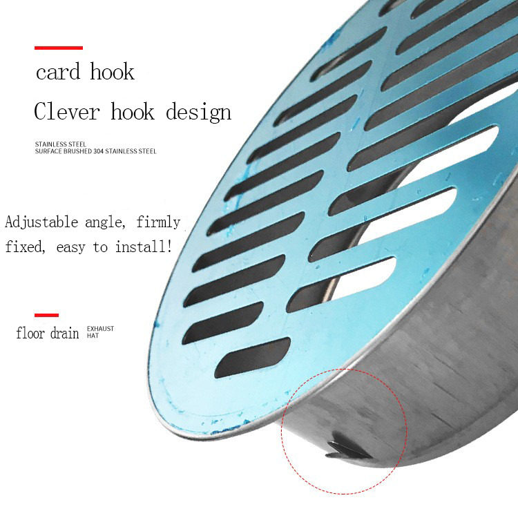 Xinzhijia-xunjia – High Quality 100mm 201 Stainless Steel The Round Plane Linear Floor Drain