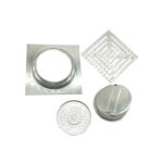 ज़ुन्जिया/झिन्झिजिया – 15 *15 सेमी 6 मिमी मोटा पैलिसेड पैटर्न 201 बड़े सामान्य गंध रोधी कोर के साथ स्टेनलेस स्टील किचन स्क्वायर फ़्लोर ड्रेन