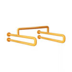 actore បង្គន់អនាម័យ KJ-6060 – ដែកអ៊ីណុកដែលអាចប្រើបានច្រើន បូកជាមួយនឹងដៃបន្ទប់ទឹក ABS