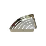 Stainless steel double-layer soap holder bathroom shelf