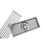 High Quality Hotel Kitchen Anti Odor Tile Insert Grate Sump Linear Floor Drain Strainer For Bathroom Shower Room XUNJIA/XINZHIJIA