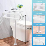 KJ-6070 Single U Reinforced Landing – बहुमुखी स्टेनलेस स्टील प्लस एबीएस बाथरूम रेलिंग