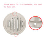 2023 全新定制圆形不锈钢空气扩散器通风口浴室厨房扩散器通风口