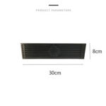 830 Black Single Small Inline Floor Drain