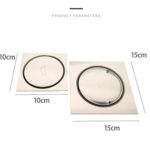 10X10 And 15X15 Concealed Footrest Bouncing Floor Drain