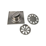 1006 reverse stainless steel square floor drain