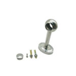 Xunjia/xinzhijia – 200mm Tall 201 Stainless Steel 25 Mm Round Tube Base Double Approach Moves Flange Seat