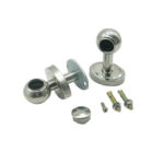 Xunjia/xinzhijia – 200mm Tall 201 Stainless Steel 25 Mm Round Tube Base Double Approach Moves Flange Seat