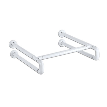 KJ-6688 Washbasin Double U – the Versatile Stainless Steel Plus ABS Bathroom Handrail