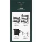 Xunjia/xinzhijia – R3 Kitchen Storage Metal Tray Drain Rack Dishes Drying Rack Stainless Steel Drain Rack