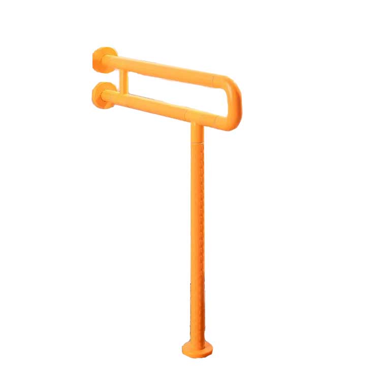 KJ-6070 Single U Reinforced Landing – बहुमुखी स्टेनलेस स्टील प्लस एबीएस बाथरूम रेलिंग