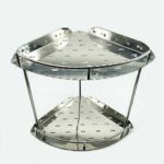 Xunjia/xinzhijia – Non Drilling Adhesive Wall Mounted Angle Steel Shower Room Bracket Stainless Steel Storage Rack