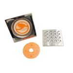 High Quality 6mm Thick 201 Stainless Steel Corrugated Kitchen Anti Odor And Anti-foul Floor Drains for Restaurant