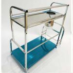 Xunjia/xinzhijia – Multi-functional Vertical Two-layer 40cm 201 Stainless Steel Kitchen Sauce Bottle Storage Rack