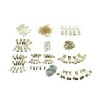 Xunjia/xinzhijia – Metal Brass Plated Finger Protect Heavy Duty Picture Frame Hooks Kit for Hanging 220 Set