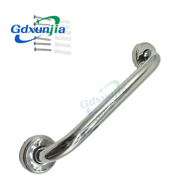 Xunjia/xinzhijia -304 Anti Slip Shower Stainless Steel Handle Bathroom Handrail Stabilizer Bar Disabled Elderly Safety Stainless Steel