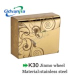 Xunjia/xinzhijia – Logo Custom Thickened Luxury K30 Aluminum Metal Square Car Tissue Box Bracket