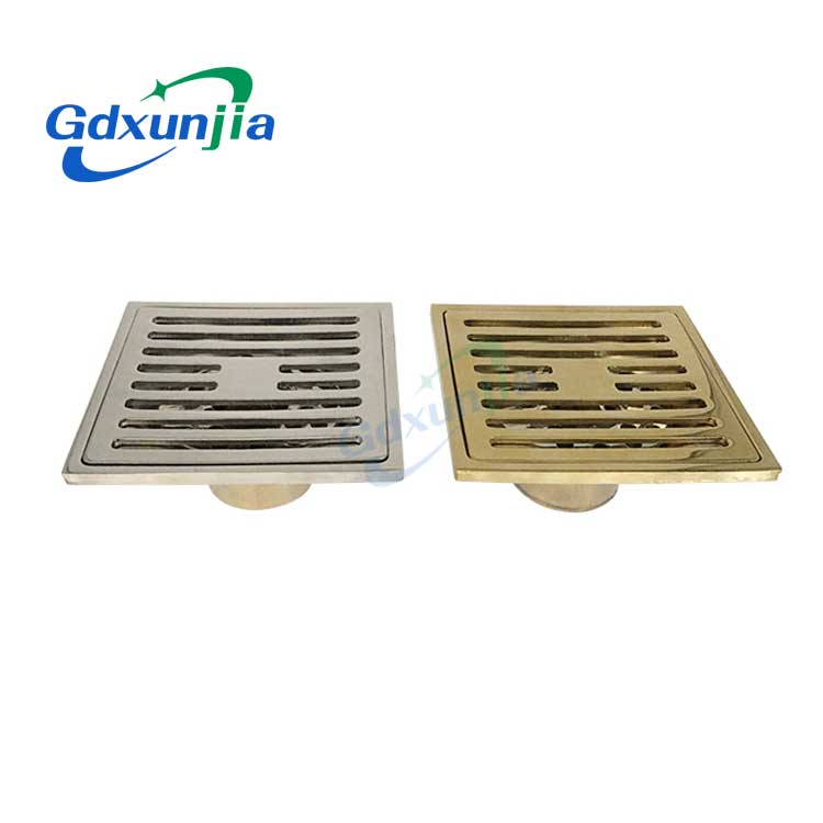 Small edge straight discharge disposable odor proof floor drain