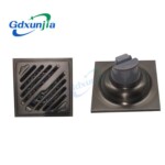 Thickened anti odor gun gray stainless steel floor drain