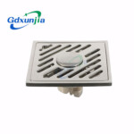 Stainless steel floor drain bathroom with multiple specifications of odor proof single and double floor drains.